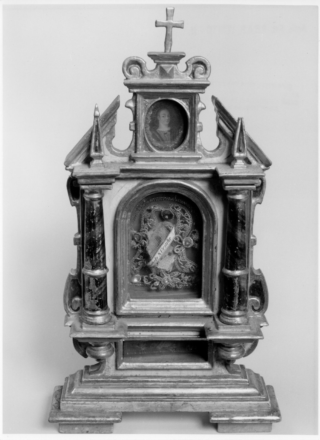 reliquiario architettonico - ambito veneto (sec. XVII)