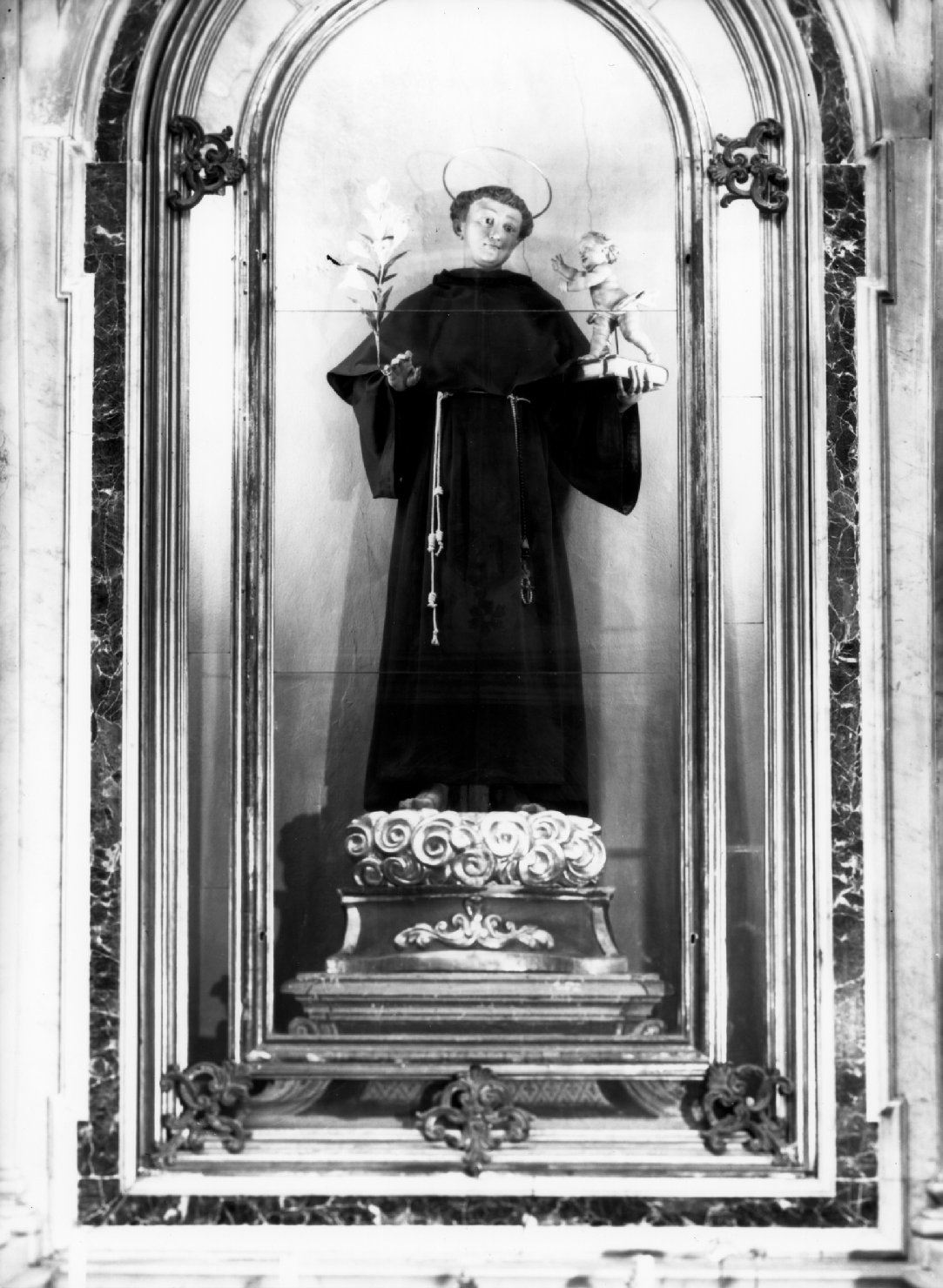 Sant'Antonio da Padova e Gesù Bambino (statua) - ambito veneto (prima metà sec. XVIII)