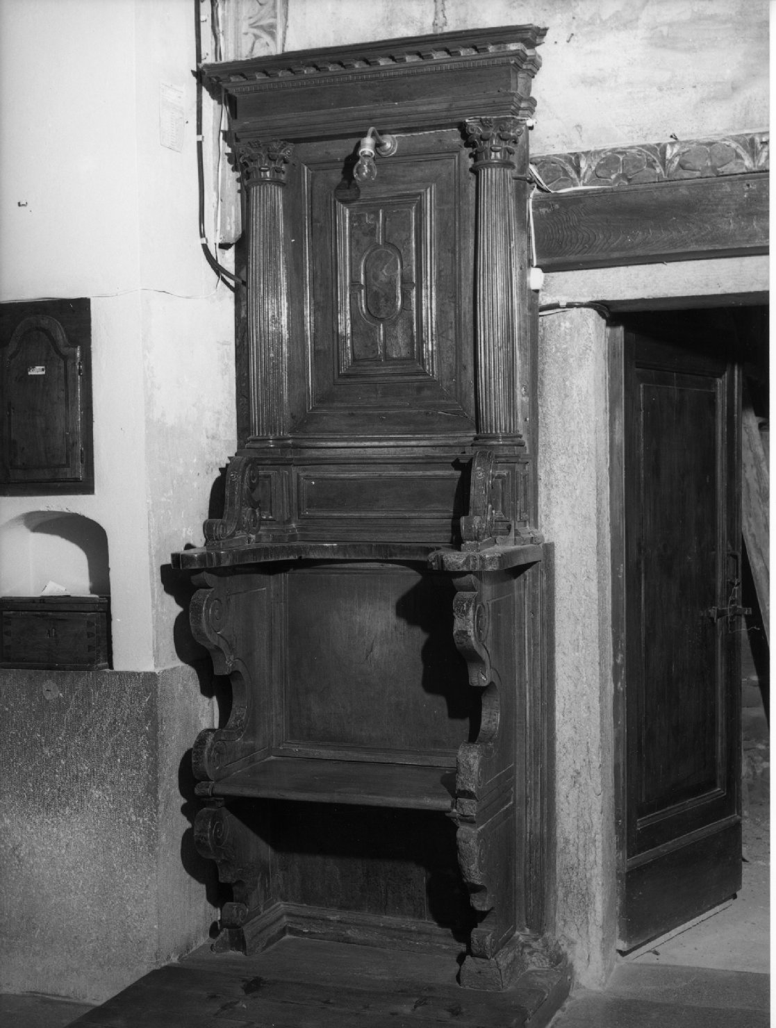 cattedra - bottega bellunese (sec. XVII)