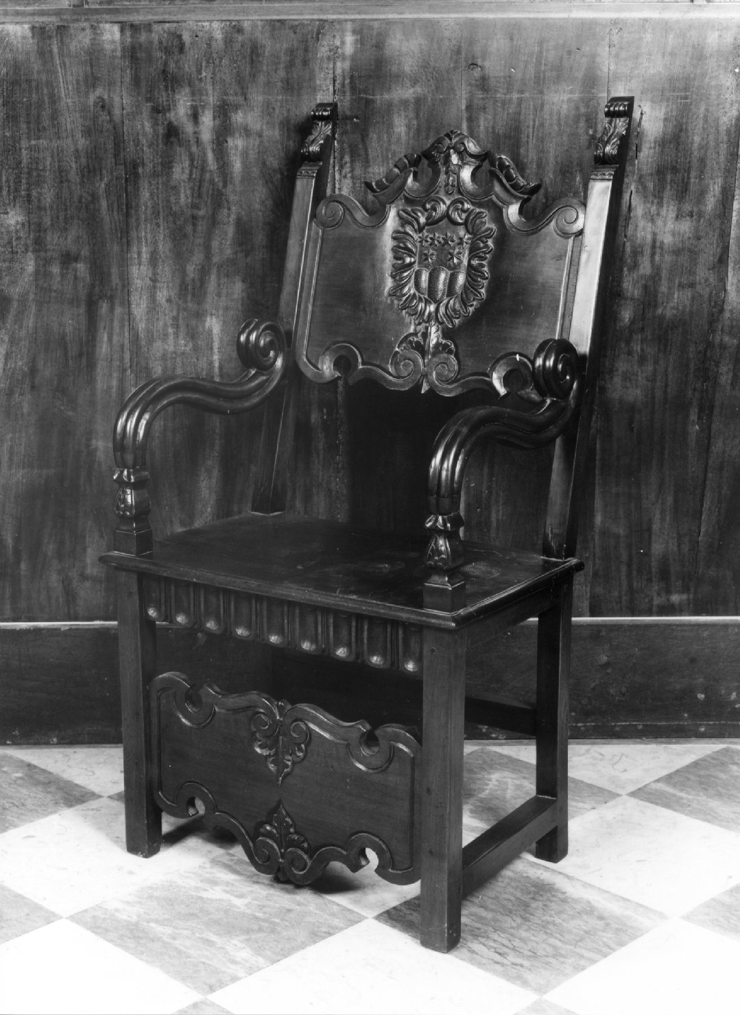 seggiolone - ambito veneto (sec. XVII)