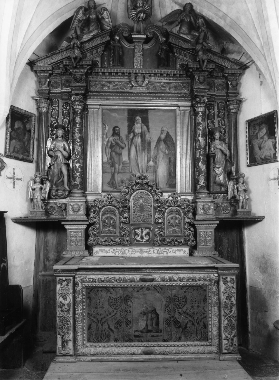 altare maggiore - manifattura altoatesina (sec. XVII)
