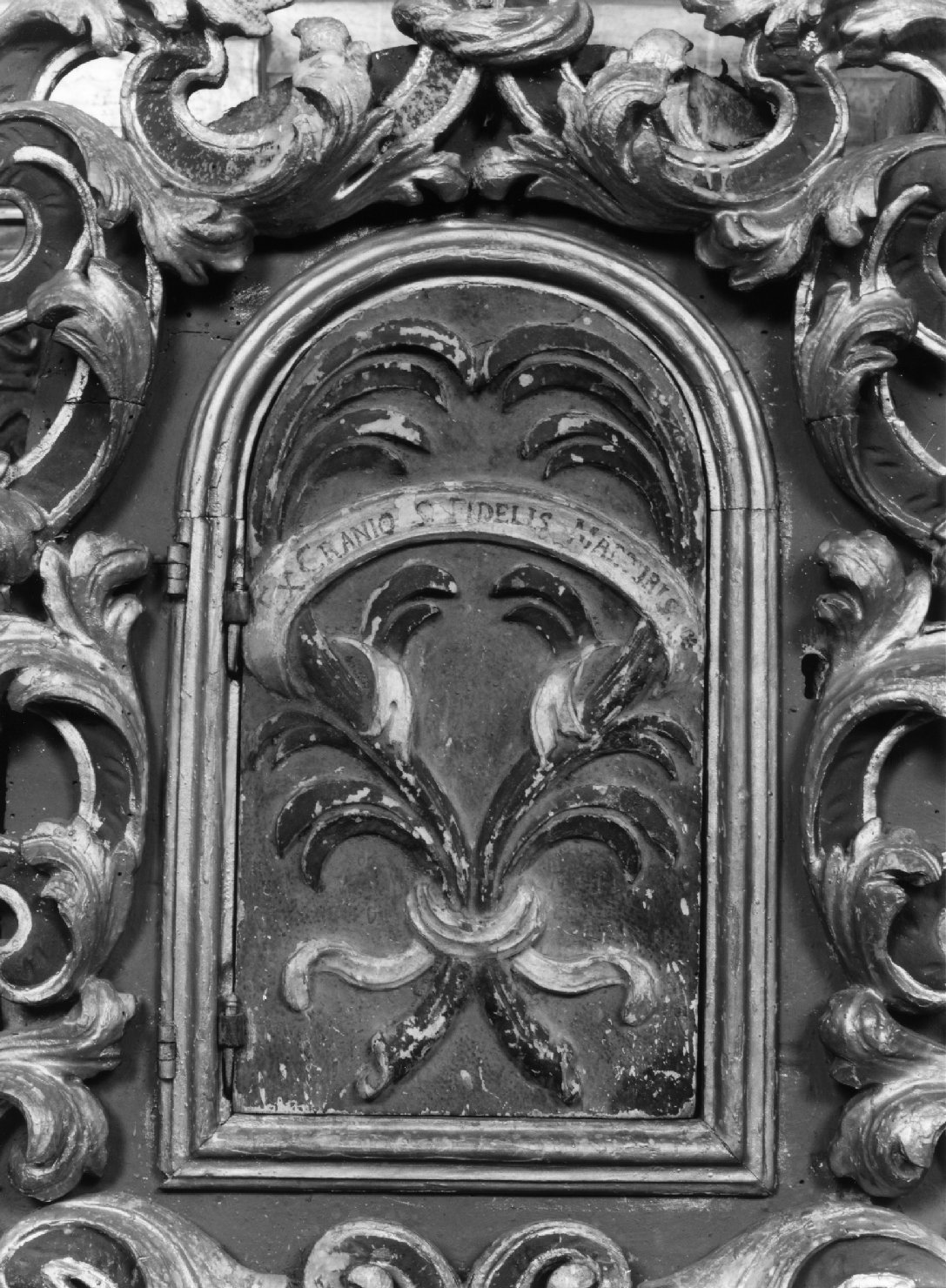 sportello di tabernacolo, elemento d'insieme - manifattura altoatesina (sec. XVII)