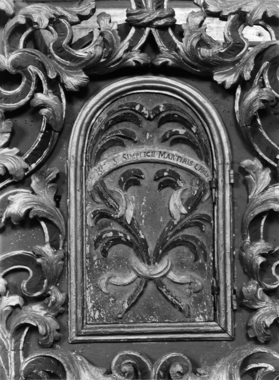 sportello di tabernacolo, elemento d'insieme - manifattura altoatesina (sec. XVII)