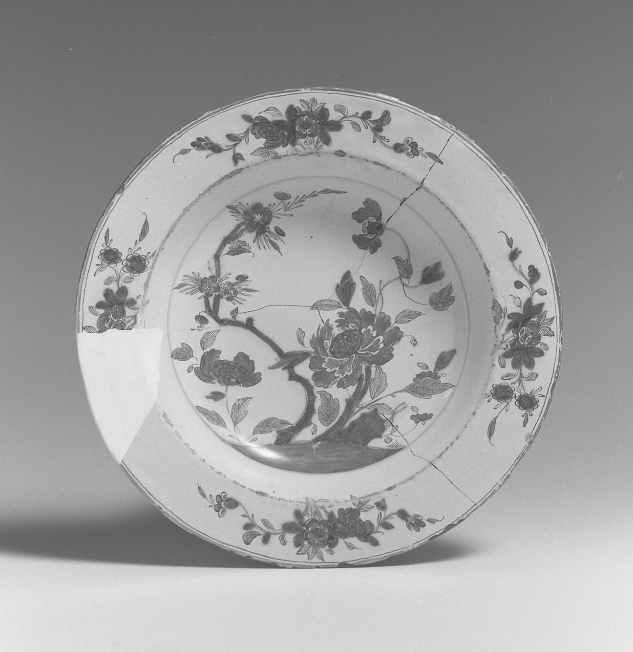 piatto fondo - ambito veneto (seconda metà sec. XVIII)