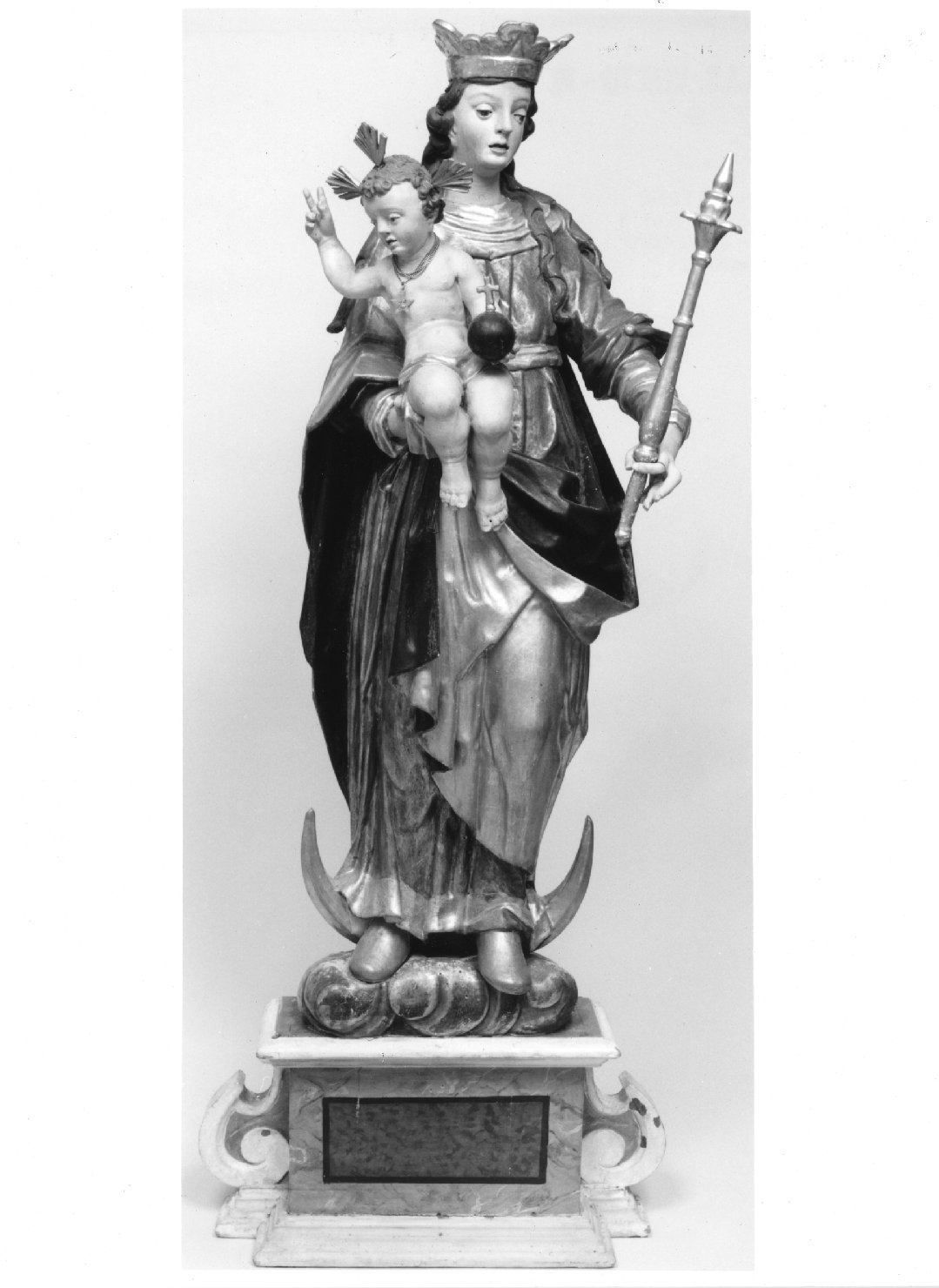 Madonna con Bambino (statua) - ambito veneto (sec. XVII)