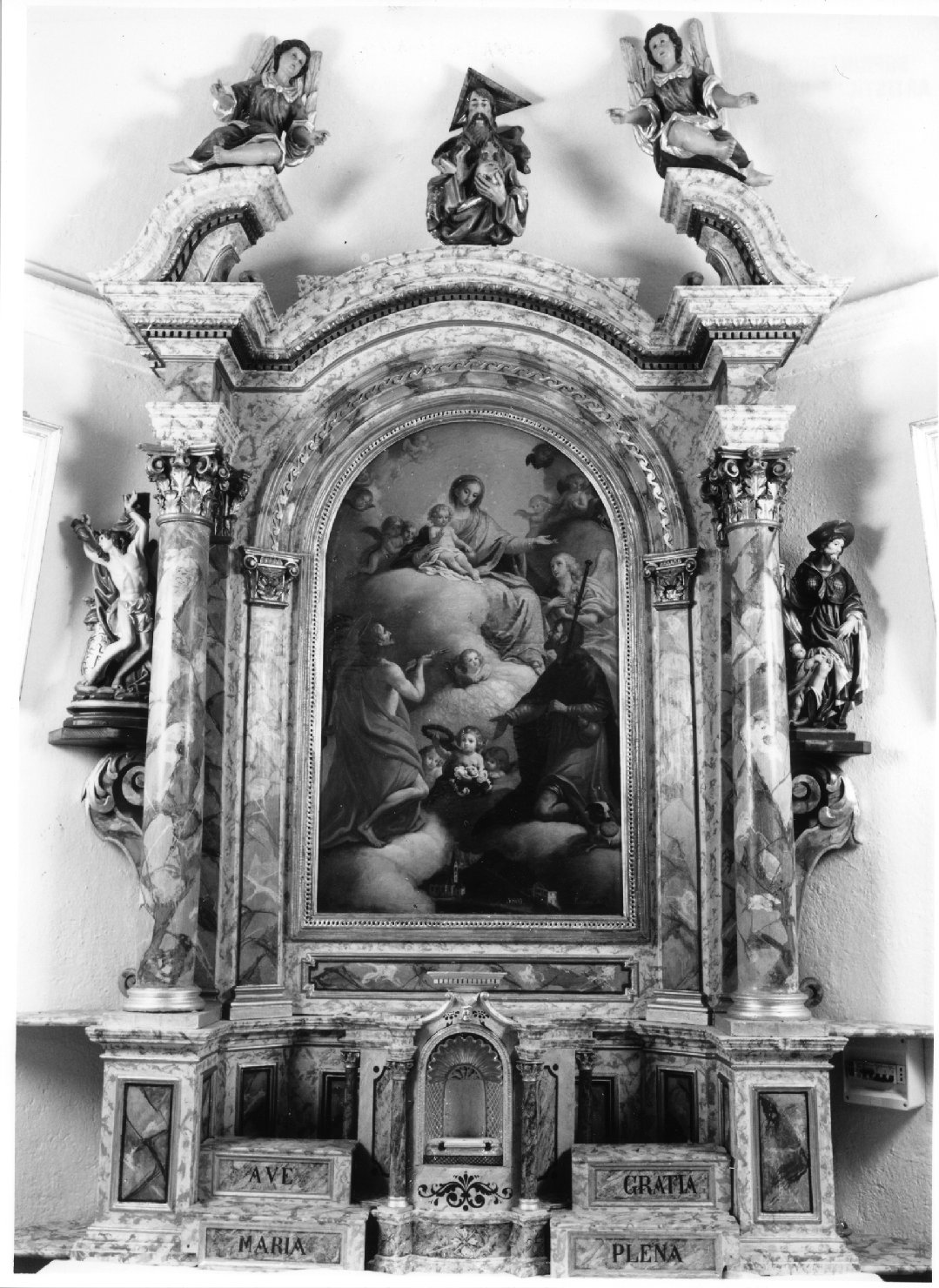 altare - ambito veneto (fine/inizio secc. XVIII/ XIX)