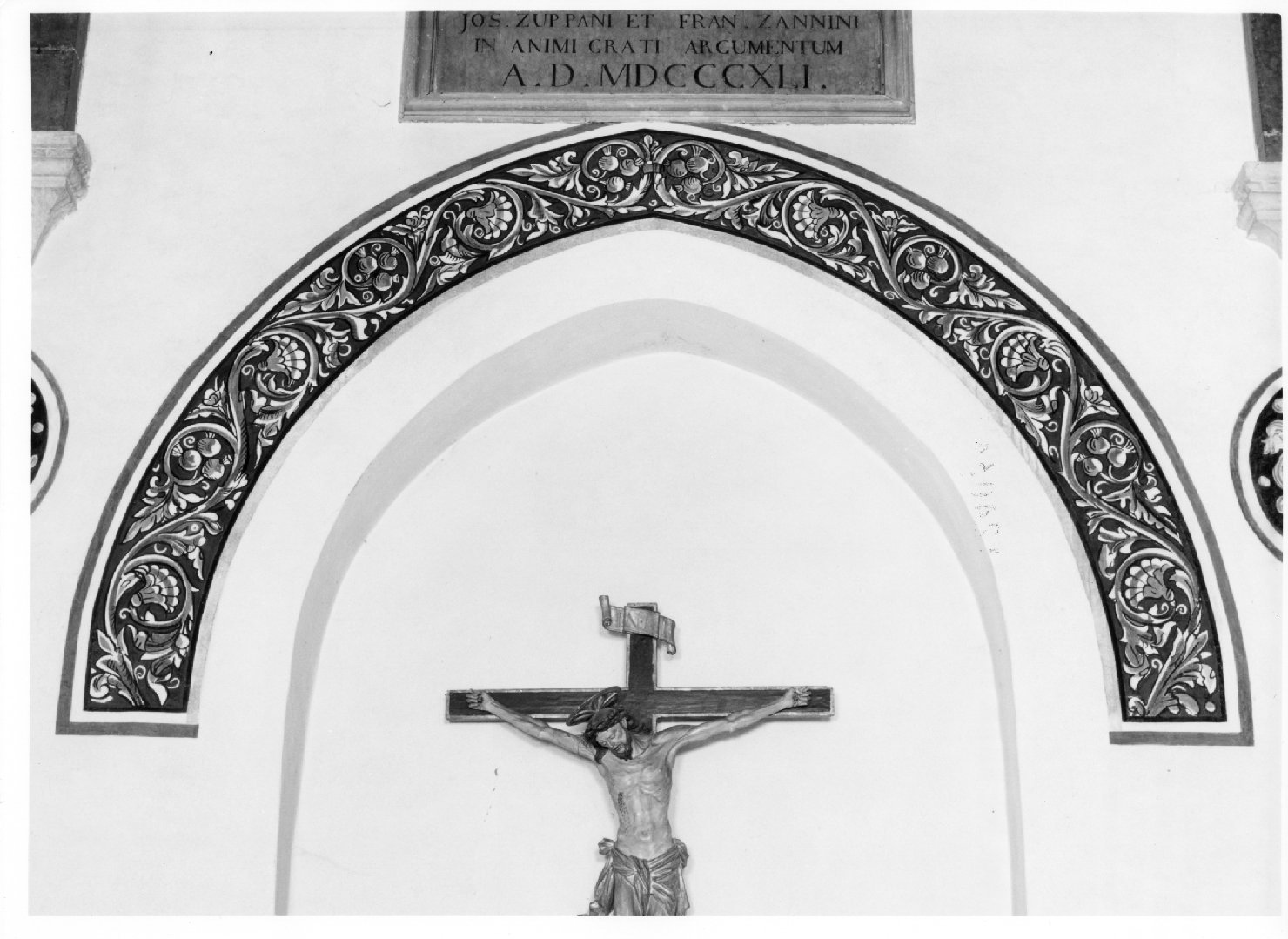 motivi decorativi a tralci vegetali (dipinto, serie) di Nardo Antonio (sec. XX)