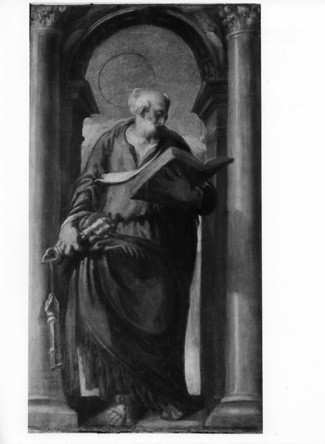 San Pietro (dipinto, serie) di Meldolla Andrea detto Schiavone (metà sec. XVI)