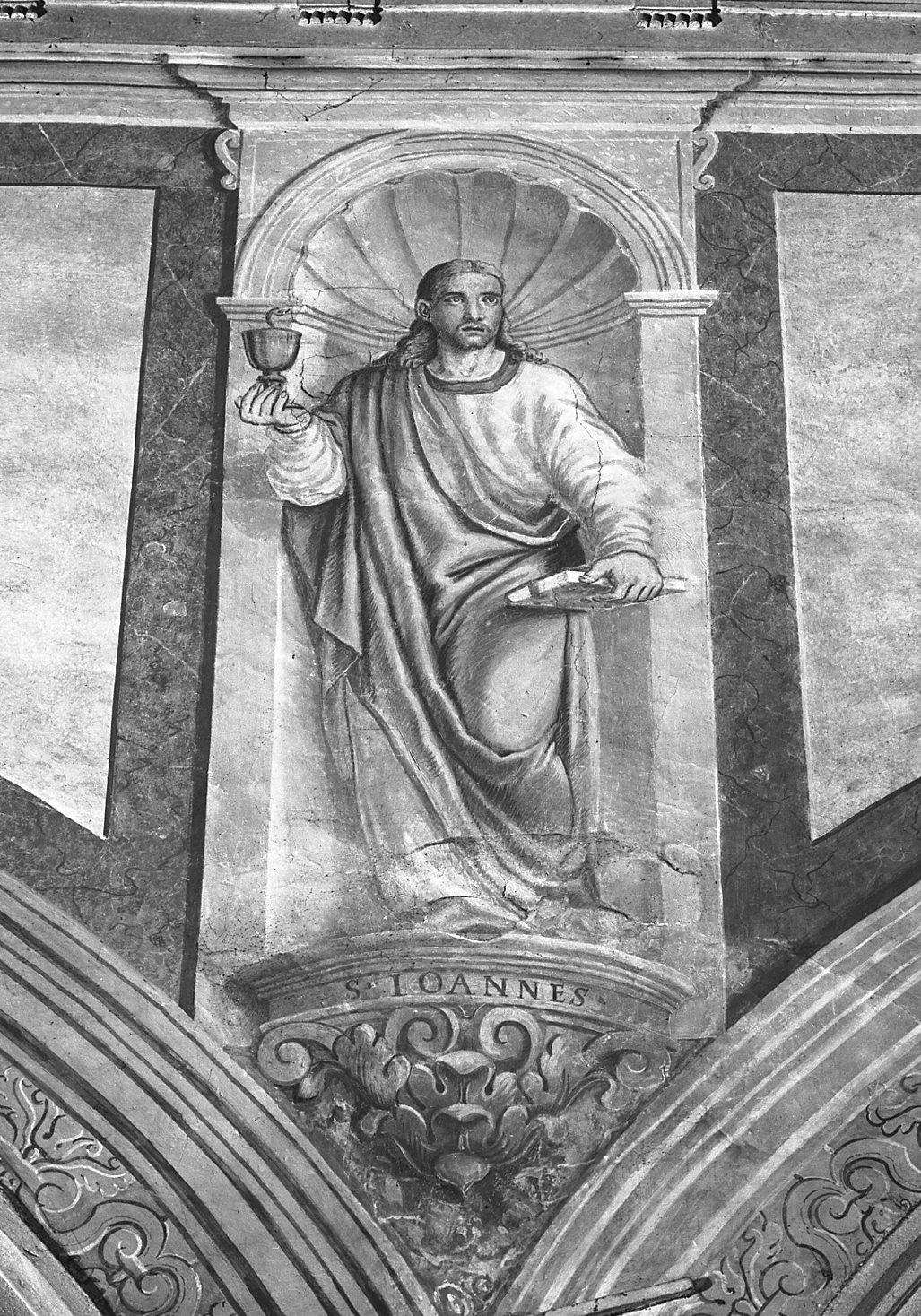 San Giovanni apostolo (dipinto) di Vecellio Cesare (e aiuti) (sec. XVI)