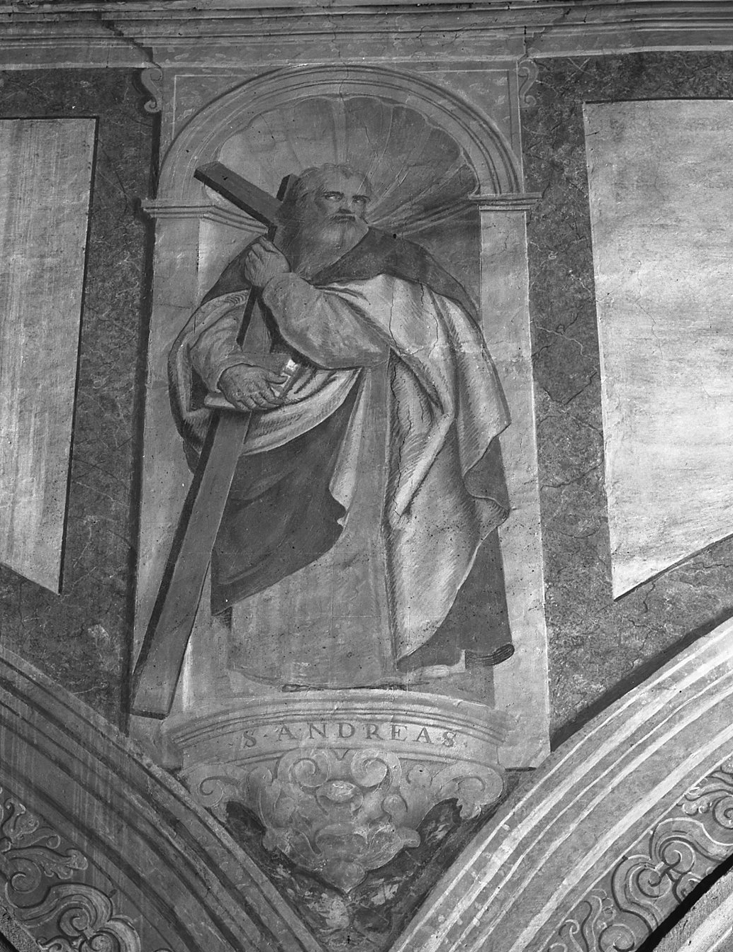 Sant' Andrea apostolo (dipinto) di Vecellio Cesare (e aiuti) (sec. XVI)