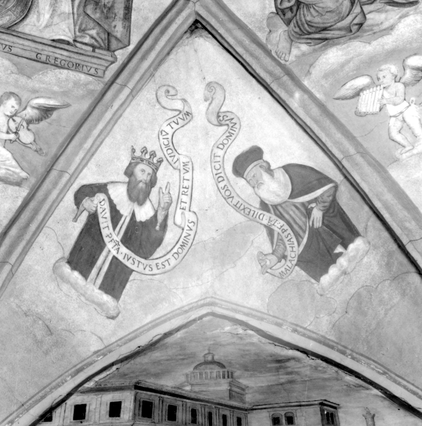 profeta David/ Profeta Malachia (dipinto) - ambito veneto (sec. XVI)