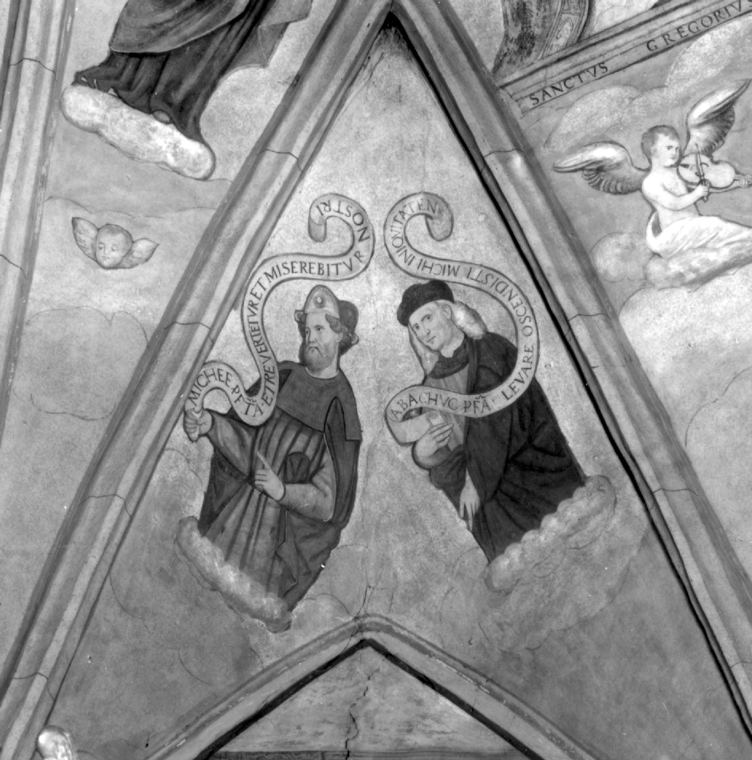 profeta Michele/ Profeta Abacuc (dipinto) - ambito veneto (sec. XVI)