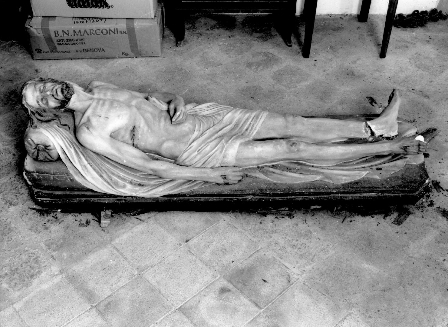 Cristo morto (scultura) - ambito veneto (sec. XVIII)