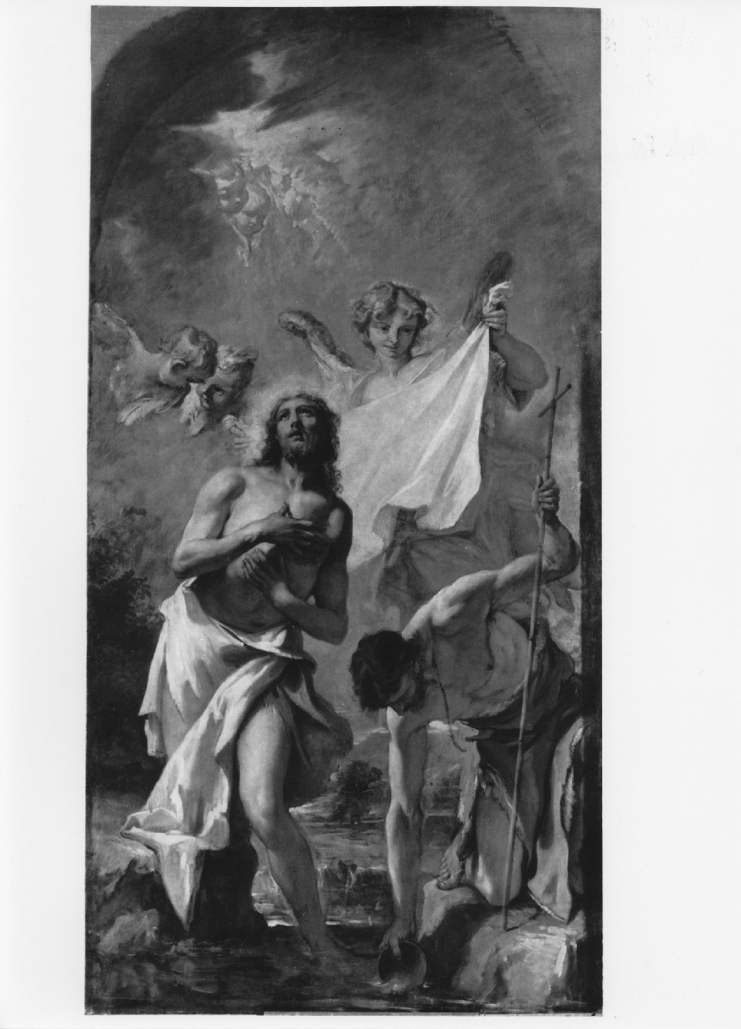 battesimo di Cristo (dipinto) di Ricci Sebastiano (sec. XVIII)