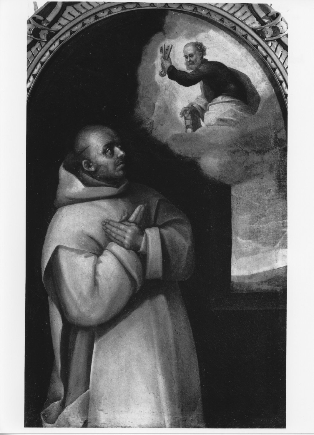 Certosino con San Pietro apostolo (dipinto, serie) - ambito veneto (seconda metà sec. XVII)