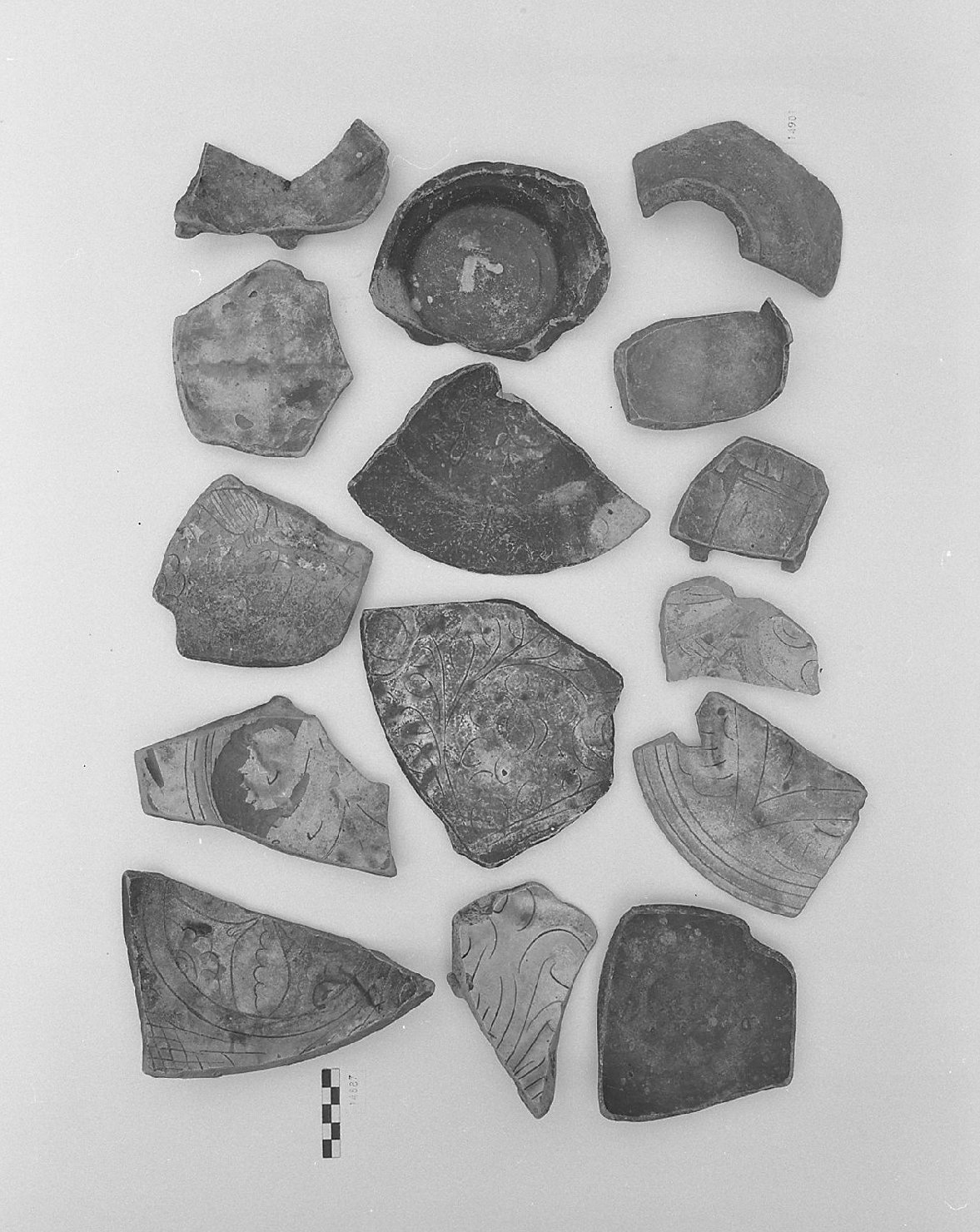 piatto, frammento - ambito veneto (prima metà sec. XVI)