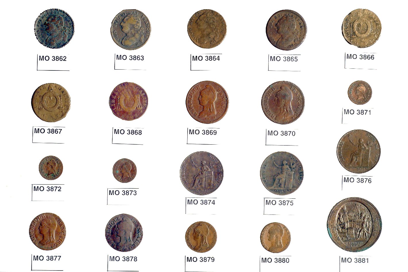 moneta - ambito francese (sec. XVIII)