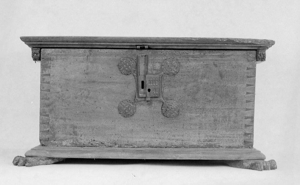 cassone, opera isolata - bottega Italia settentrionale (sec. XV)