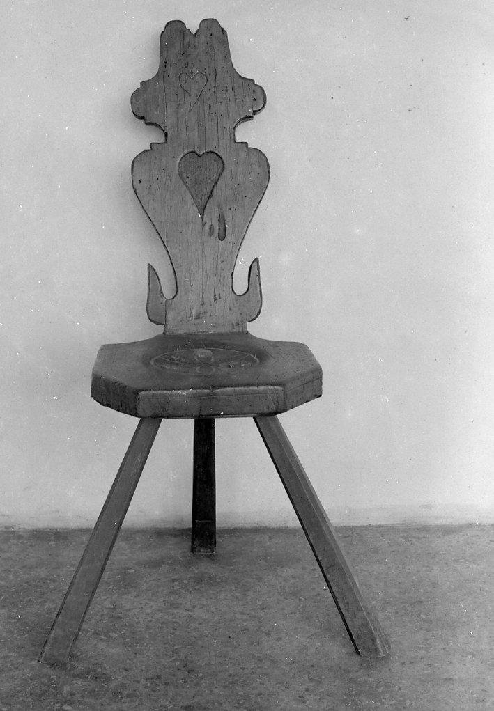 sedia, opera isolata - bottega Italia settentrionale (sec. XIX)