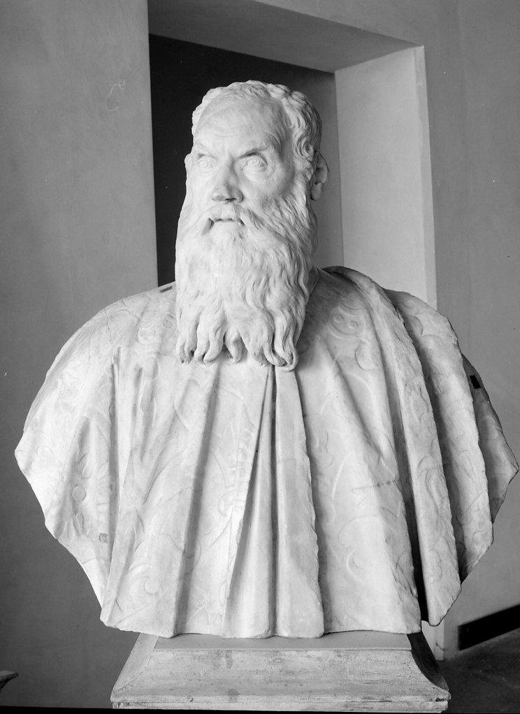busto ritratto d'uomo (busto, opera isolata) di Vittoria Alessandro (secc. XVI/ XVII)