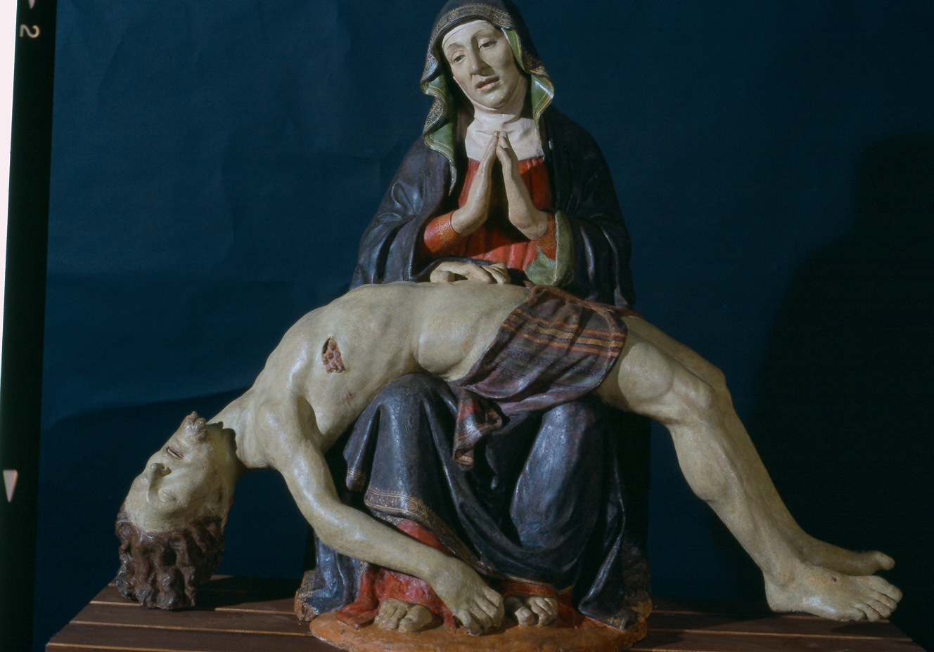 Cristo in pietà (scultura, opera isolata) - ambito emiliano (sec. XV)