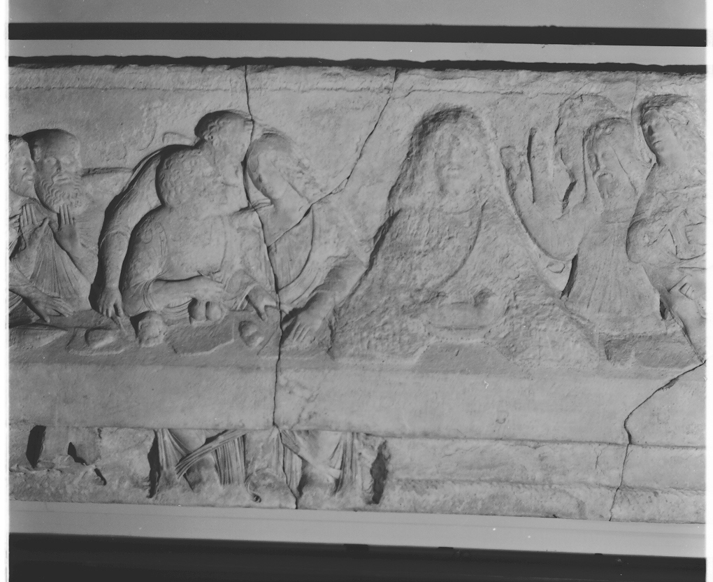 ultima cena (rilievo, opera isolata) di Lombardo Tullio detto Tullio Solari (prima metà sec. XVI)