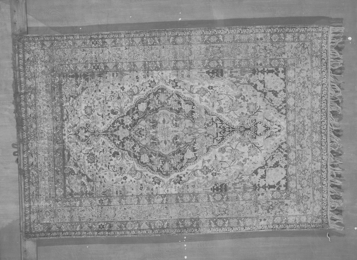 motivi decorativi floreali (tappeto, opera isolata) - manifattura persiana (fine sec. XVI)