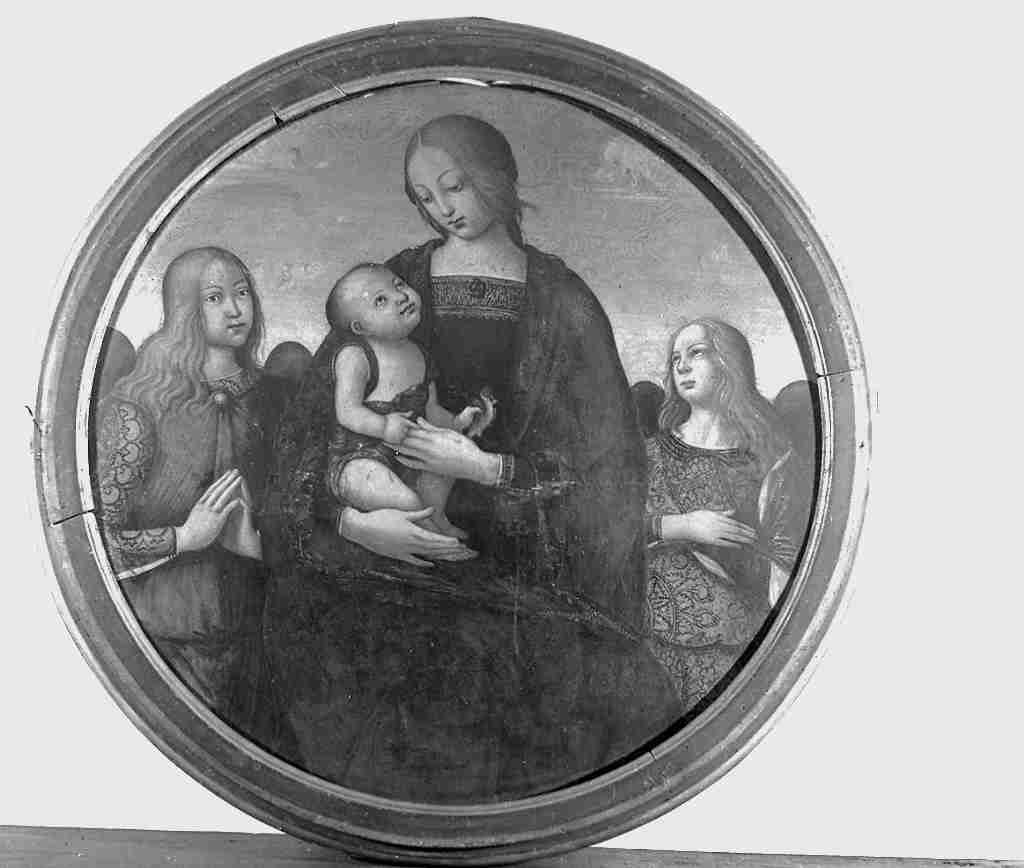 Madonna con Bambino e angeli (dipinto, opera isolata) - ambito umbro (prima metà sec. XVI)