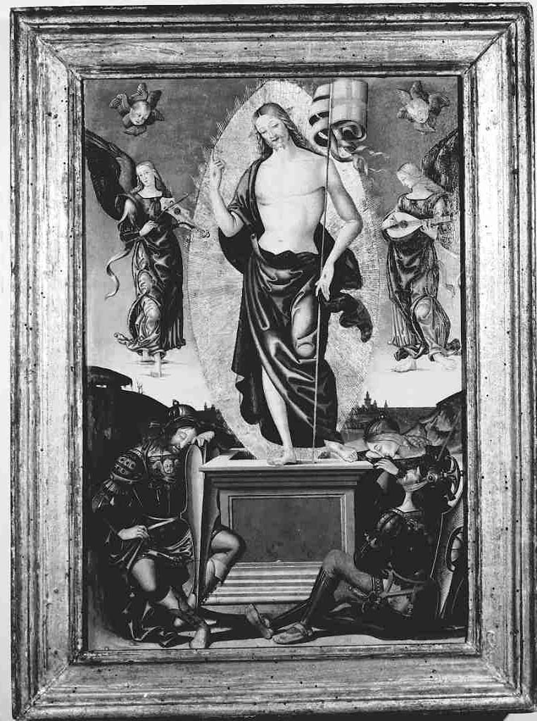 resurrezione di Cristo (dipinto, opera isolata) di Dello Stagno Bernardino di Mariotto (attribuito) (prima metà sec. XVI)