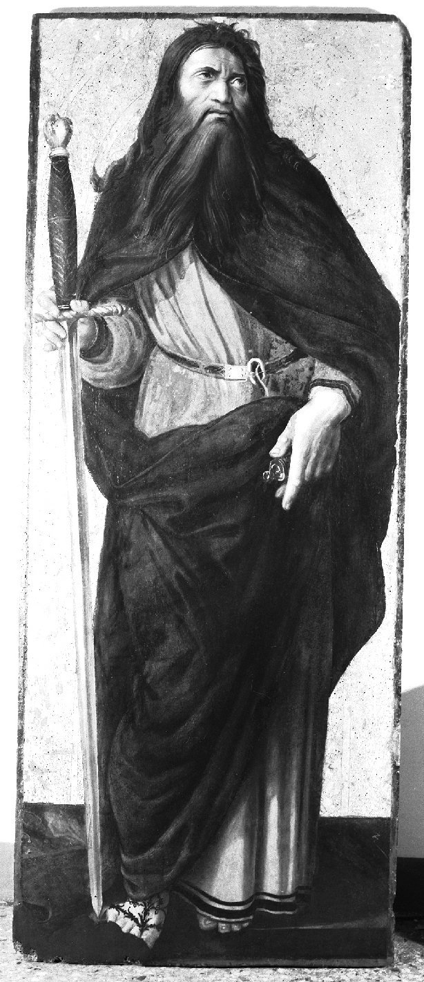 San Paolo (dipinto, opera isolata) di Simone da Firenze (attribuito) (prima metà sec. XVI)