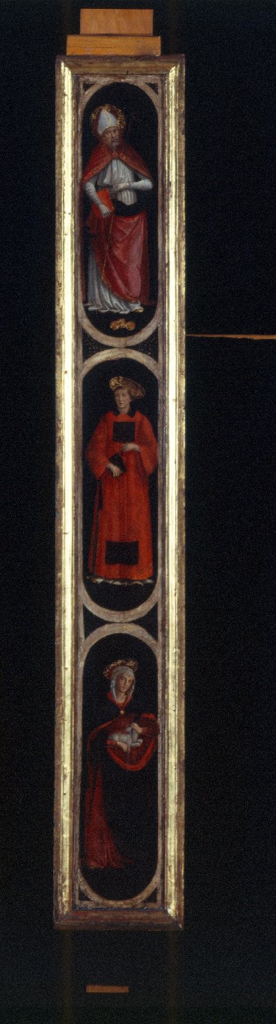 Santi (tavola, coppia) di Bigordi Domenico detto Ghirlandaio (bottega) (sec. XV)