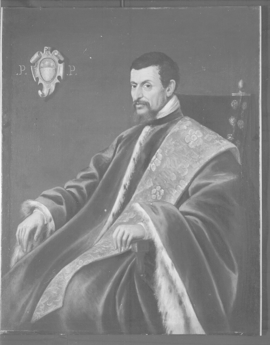 Il procuratore Paolo Paruta, ritratto d'uomo (dipinto, opera isolata) di Robusti Domenico detto Domenico Tintoretto (sec. XVI)