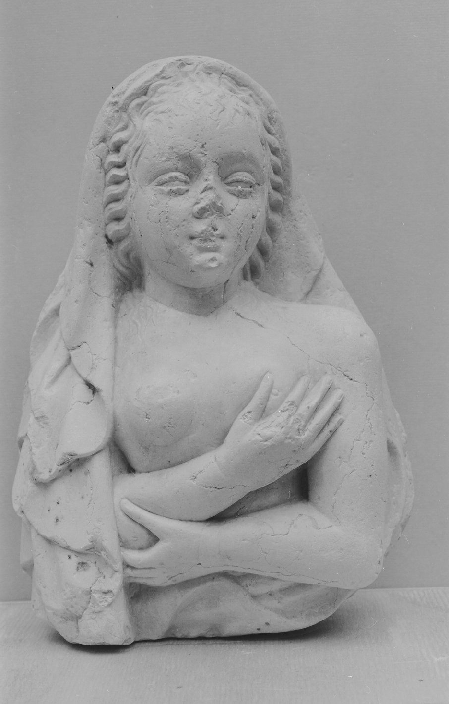 busto femminile (busto composto, opera isolata) - ambito veneto (sec. XV)