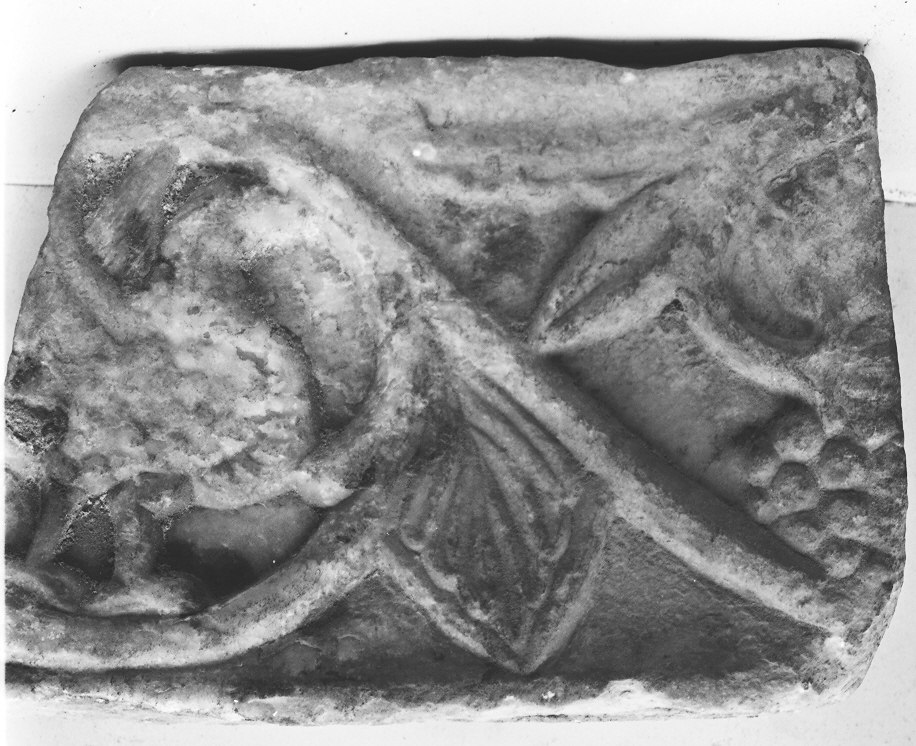 motivi decorativi vegetali (cornice architettonica, opera isolata) - ambito Italia centro-settentrionale (sec. XII)