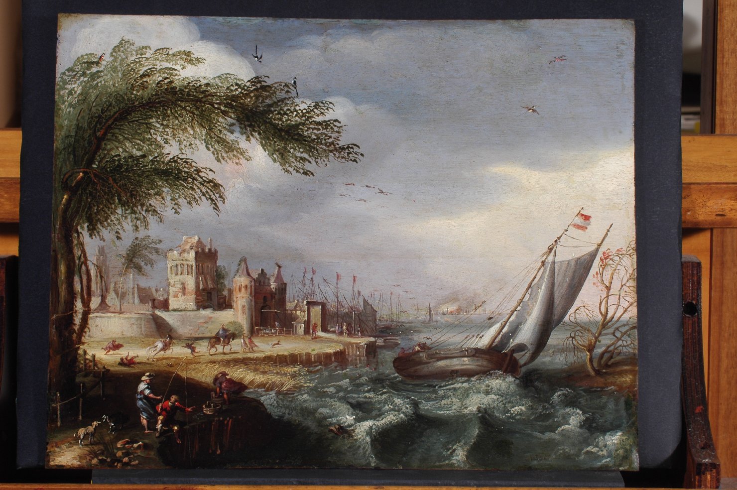 allegoria dell'autunno (dipinto) - bottega fiamminga (sec. XVII)