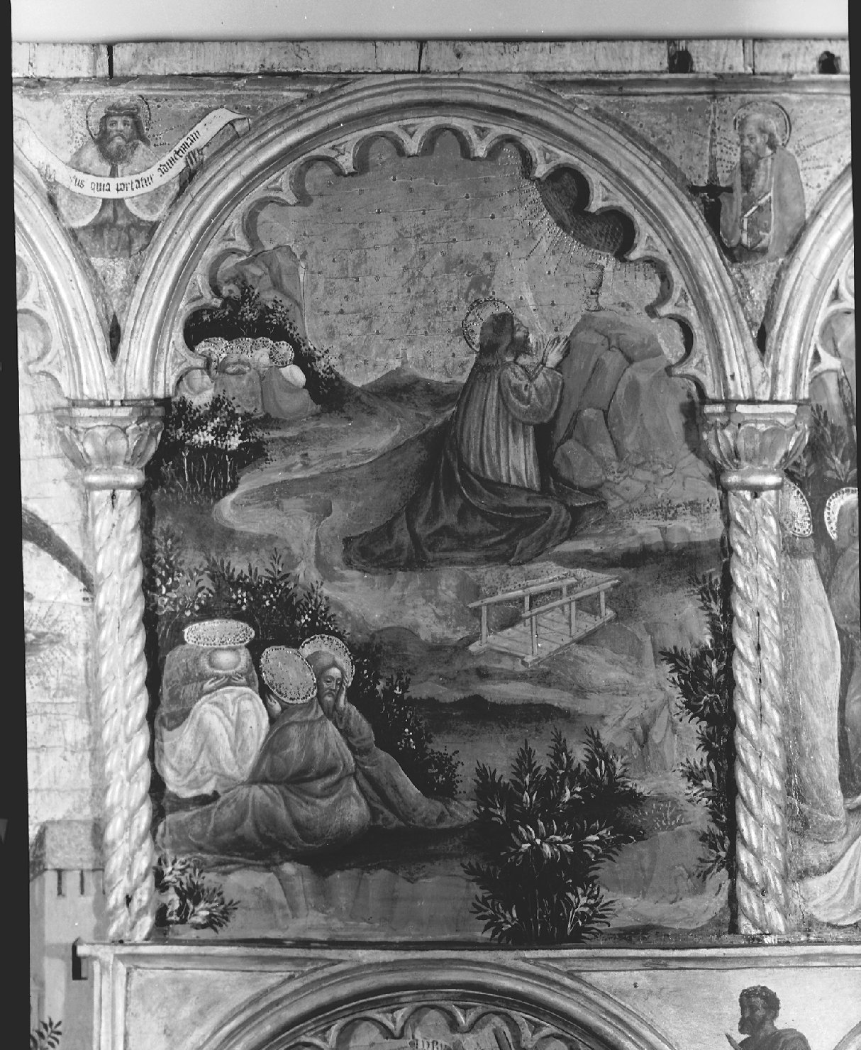 orazione di Cristo nell'orto di Getsemani (scomparto di polittico) di Vivarini Antonio (sec. XV)