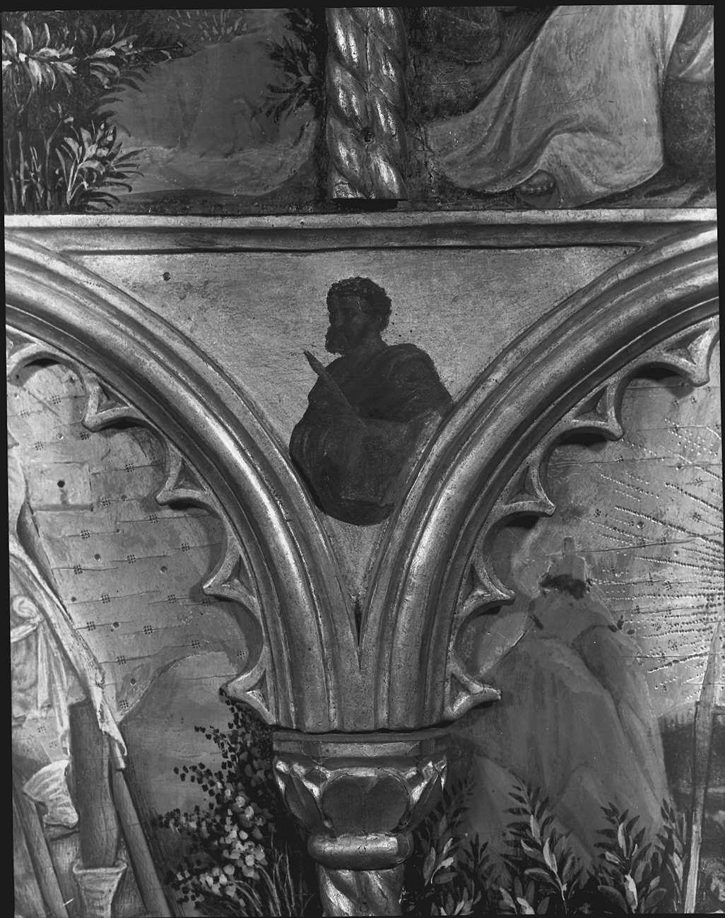 San Marco Evangelista (vela) di Vivarini Antonio (sec. XV)