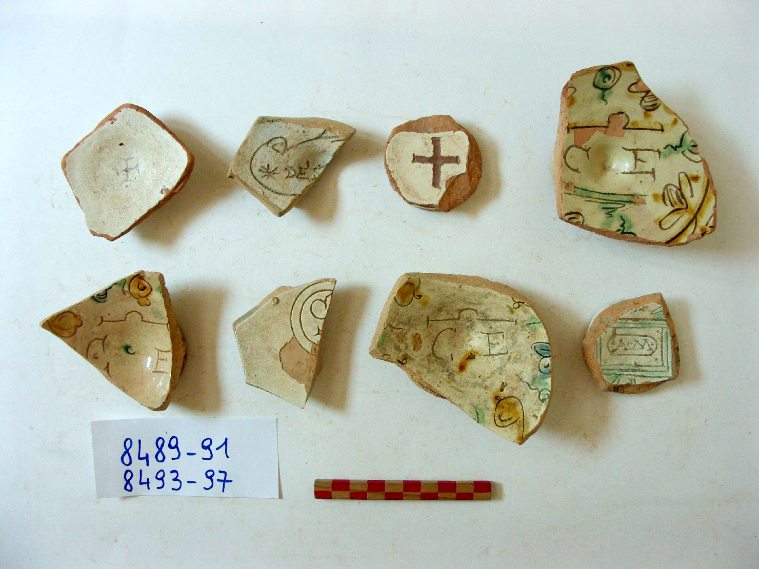 piattino, frammento - ambito veneziano (secc. XVII/ XVIII)