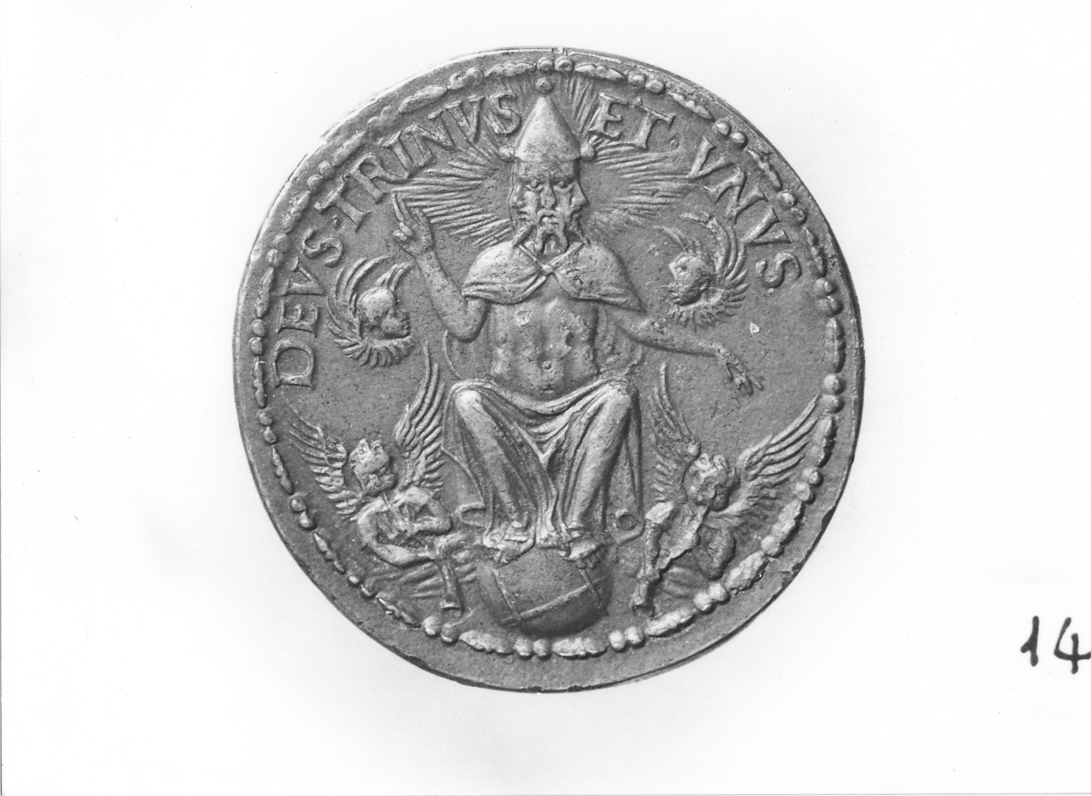 Trinità (medaglia) di Cavino Giovanni (attribuito) (sec. XVI)