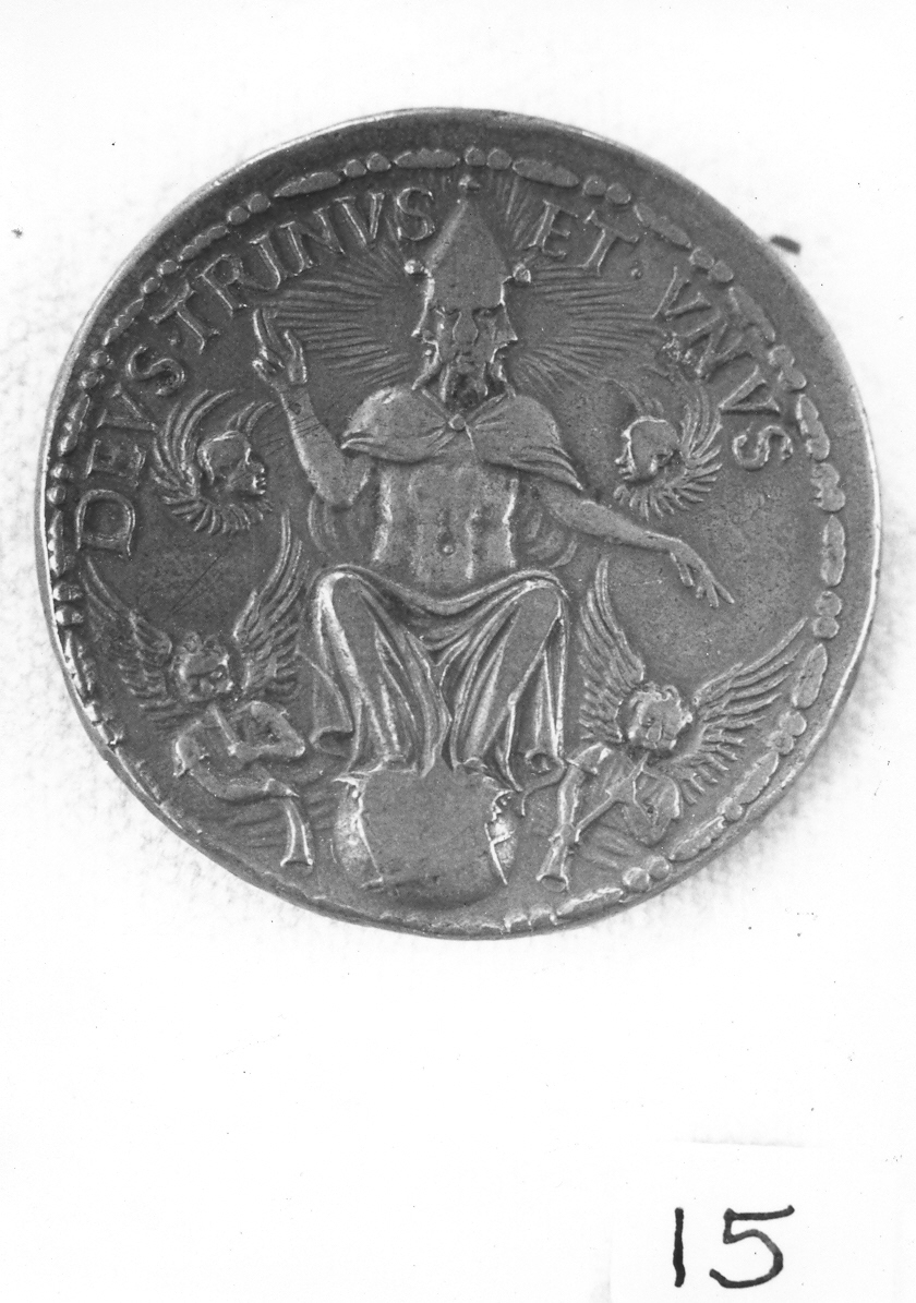 Trinità (medaglia) di Cavino Giovanni (attribuito) (sec. XVI)