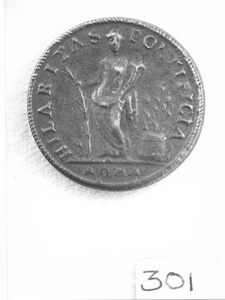 figura allegorica femminile (medaglia) di Vittoria Alessandro (sec. XVI)