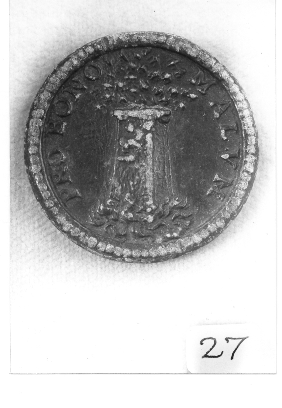 elementi decorativi (medaglia) di Pastorini Pastorino (sec. XVI)