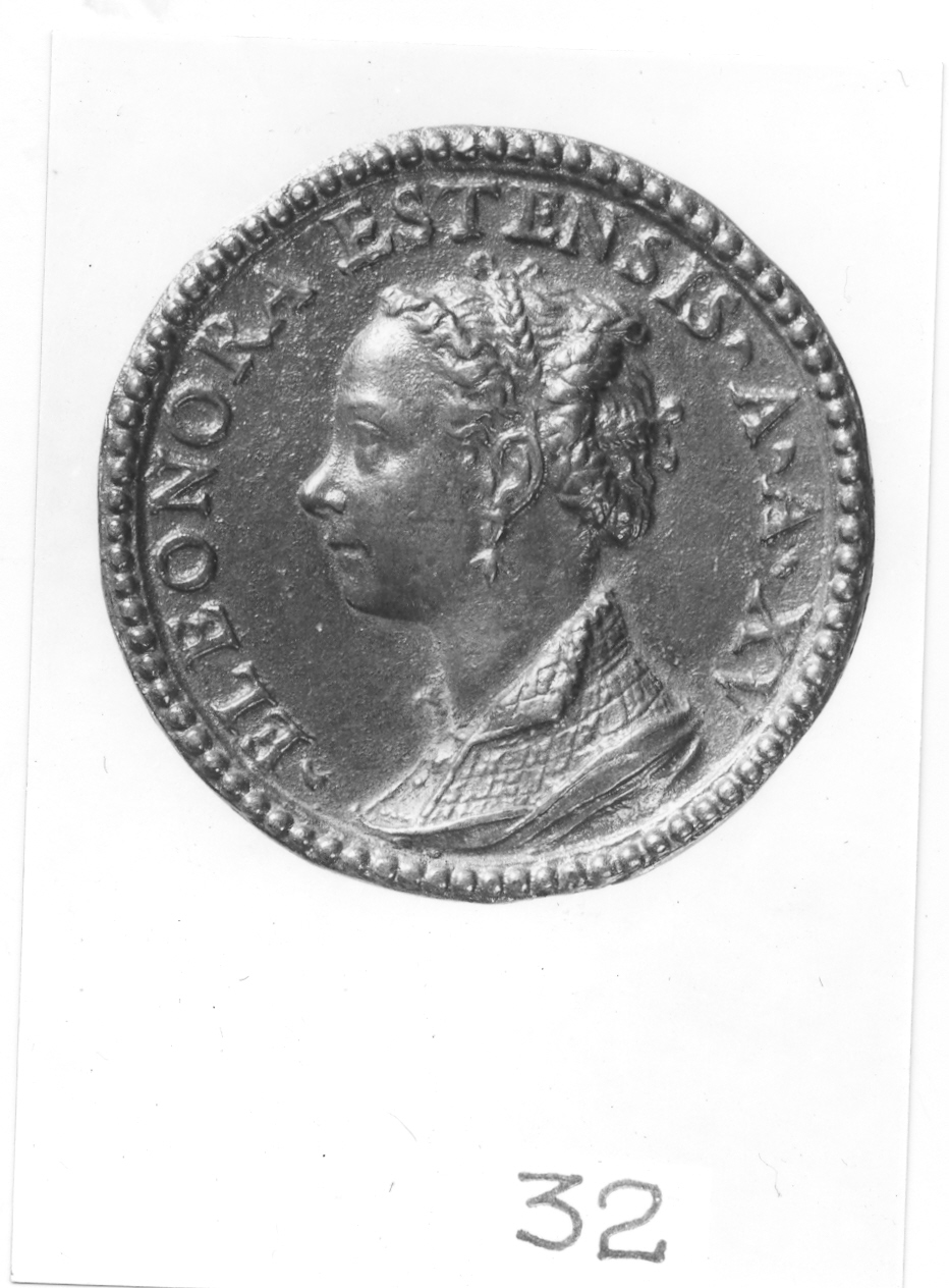 ritratto di donna (medaglia) di Pastorini Pastorino (sec. XVI)