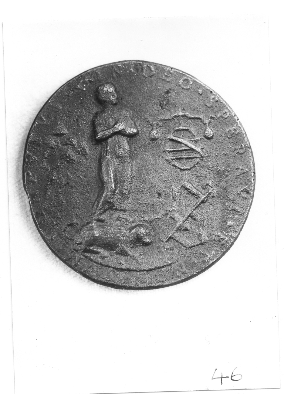 figura allegorica femminile (medaglia) di Pastorini Pastorino (sec. XVI)