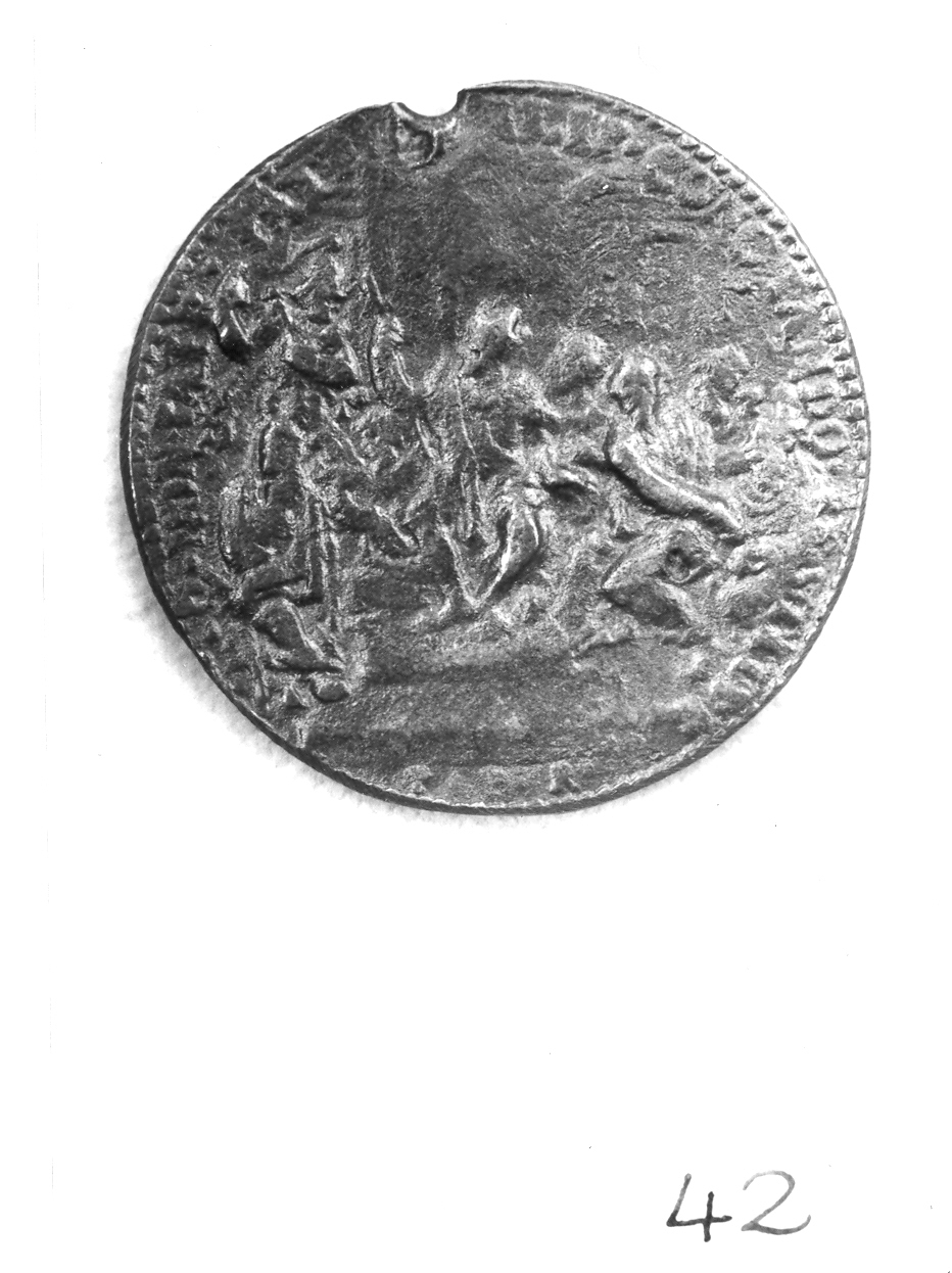 scena di battaglia (medaglia) di Galeotti Pietro Paolo (sec. XVI)