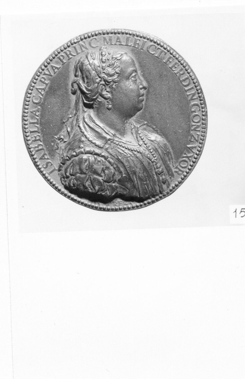ritratto di donna (medaglia) di Nizzola Jacopo detto Jacopo da Trezzo (sec. XVI)