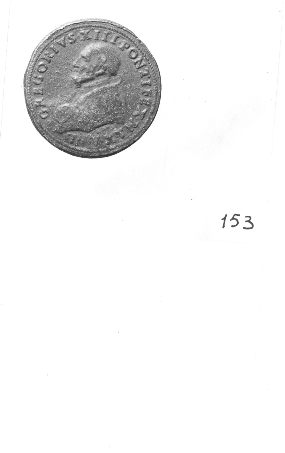 ritratto di ecclesiastico (medaglia) di Fragni Lorenzo (sec. XVI)