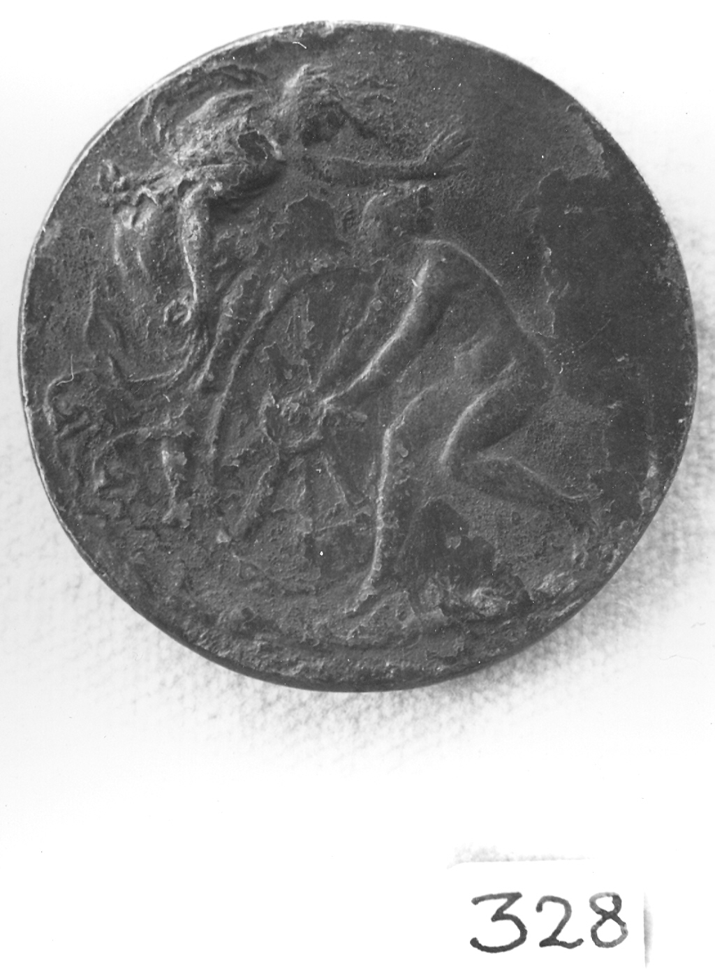 figure femminili (medaglia, elemento d'insieme) di Leoni Leone (sec. XVI)