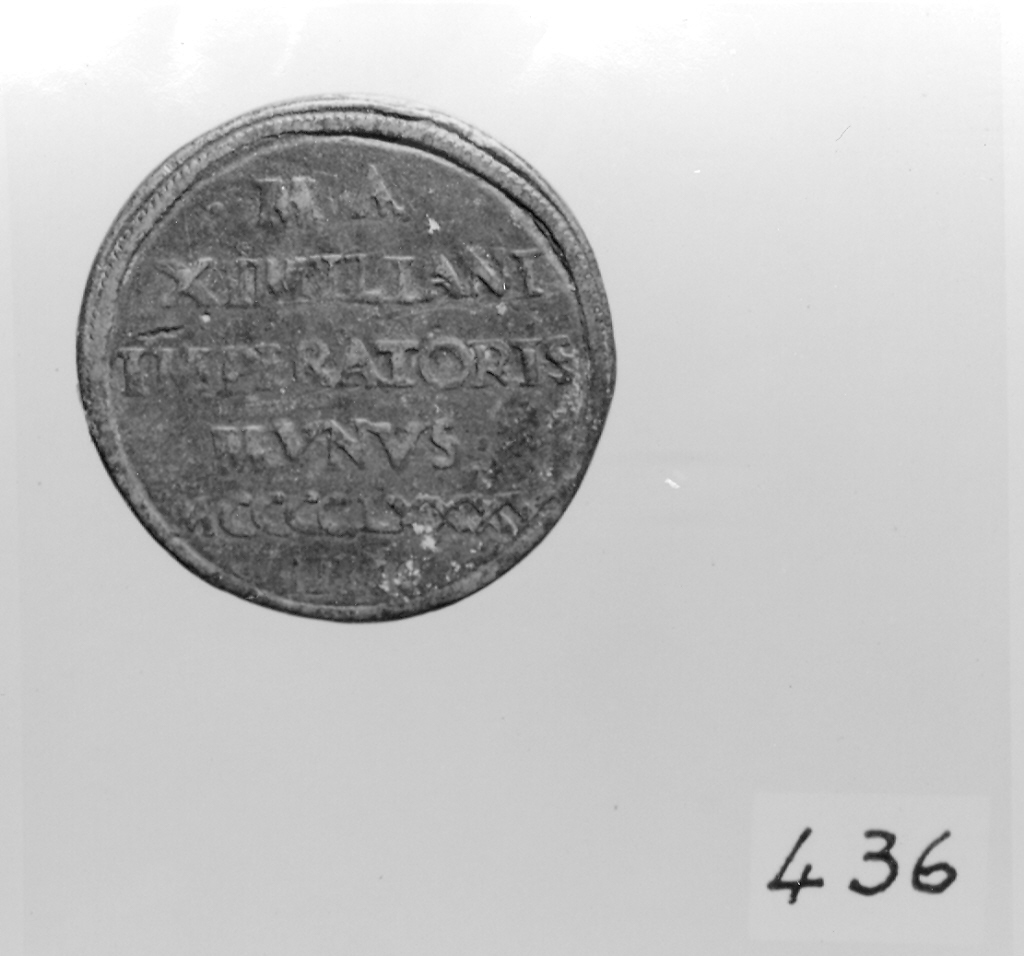 iscrizione (medaglia, elemento d'insieme) di Raibolini Francesco detto Francia (secc. XV/ XVI)