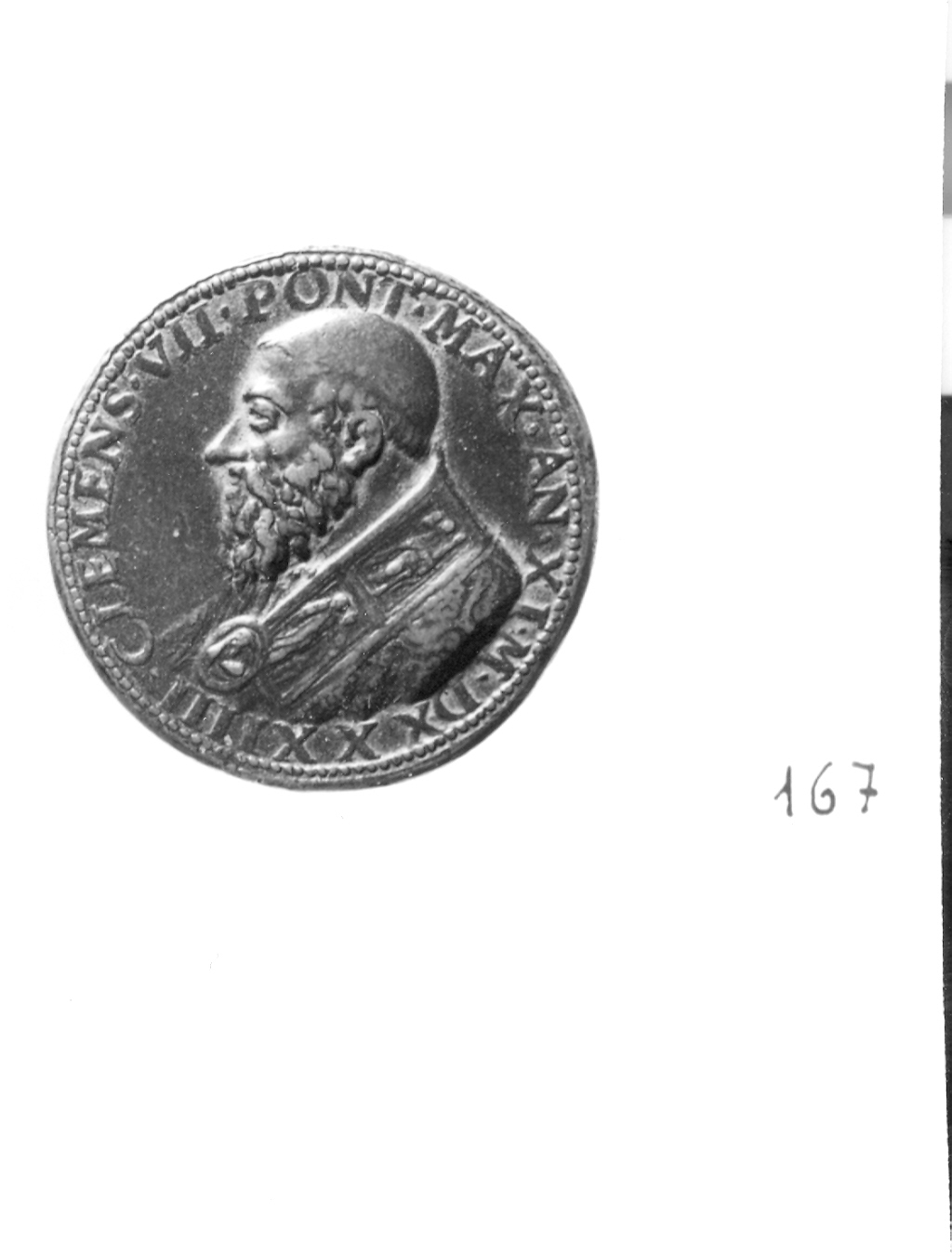 busto di uomo (medaglia, elemento d'insieme) di Cellini Benvenuto (sec. XVI)